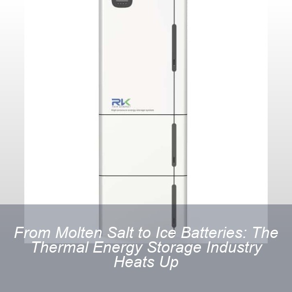 From Molten Salt to Ice Batteries: The Thermal Energy Storage Industry Heats Up